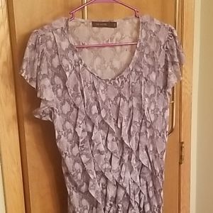 Grey patterned shirt